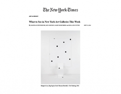 Margaret Lee in New York Times