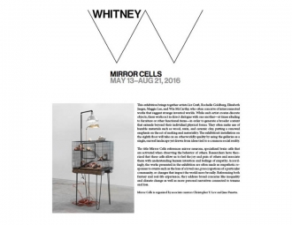 Elizabeth Jaeger in Whitney's Mirror Cells