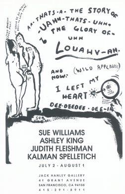 Sue Williams, Ashley King, Judith Fleishman, and Kalman Spelletich