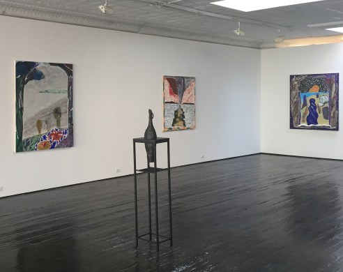 Installation view of Finestra Aperta