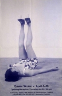 Image of woman lying on her back, legs extended up