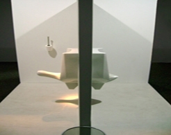 Alex Schweder urinal installation