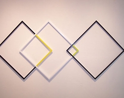 Interwoven rectangular frames
