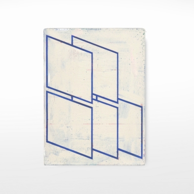 blue rectangular geometric 