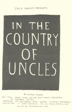 Publication cover for 'In the Country of Uncles'
