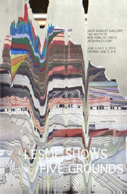 Leslie Shows, multicolored show poster