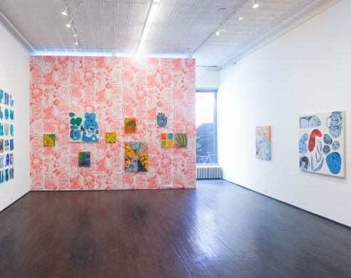 Gallery view of Emma Kohlmann solo exhibition 