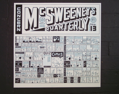Cutout from McSweeney's quarterly magazine