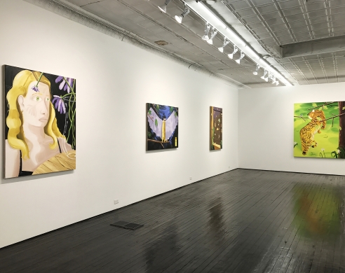 Nikki Maloof exhibition, gallery view