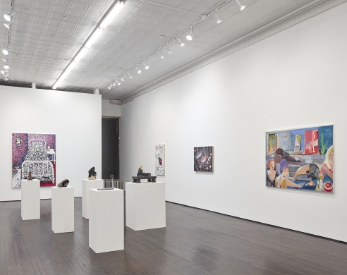 Installation view of group exhibition 