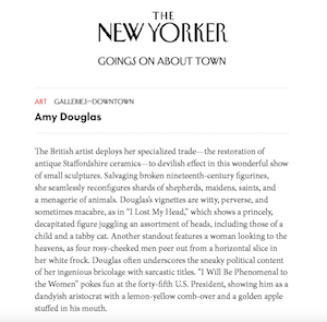 Amy Douglas in The New Yorker